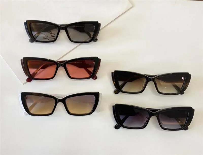 Verkopen modeontwerp vrouwen zonnebrillen 4382 kat oogframe unieke persoonlijkheid eenvoudige stijl zomer buiten outdoor UV400 Beschermende glazen272i