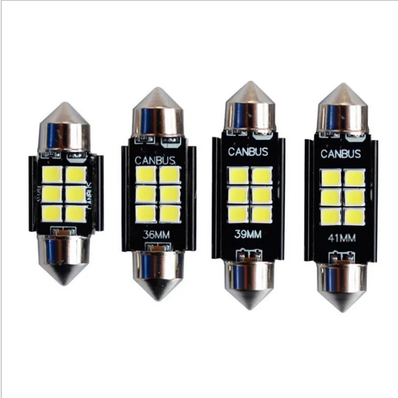 C5W C10W Voiture LED Ampoules Festoon-31MM 36MM 39MM 41MM 3030 puce AUCUNE ERREUR Auto Intérieur Dome Light Reading Light 12V / 24V