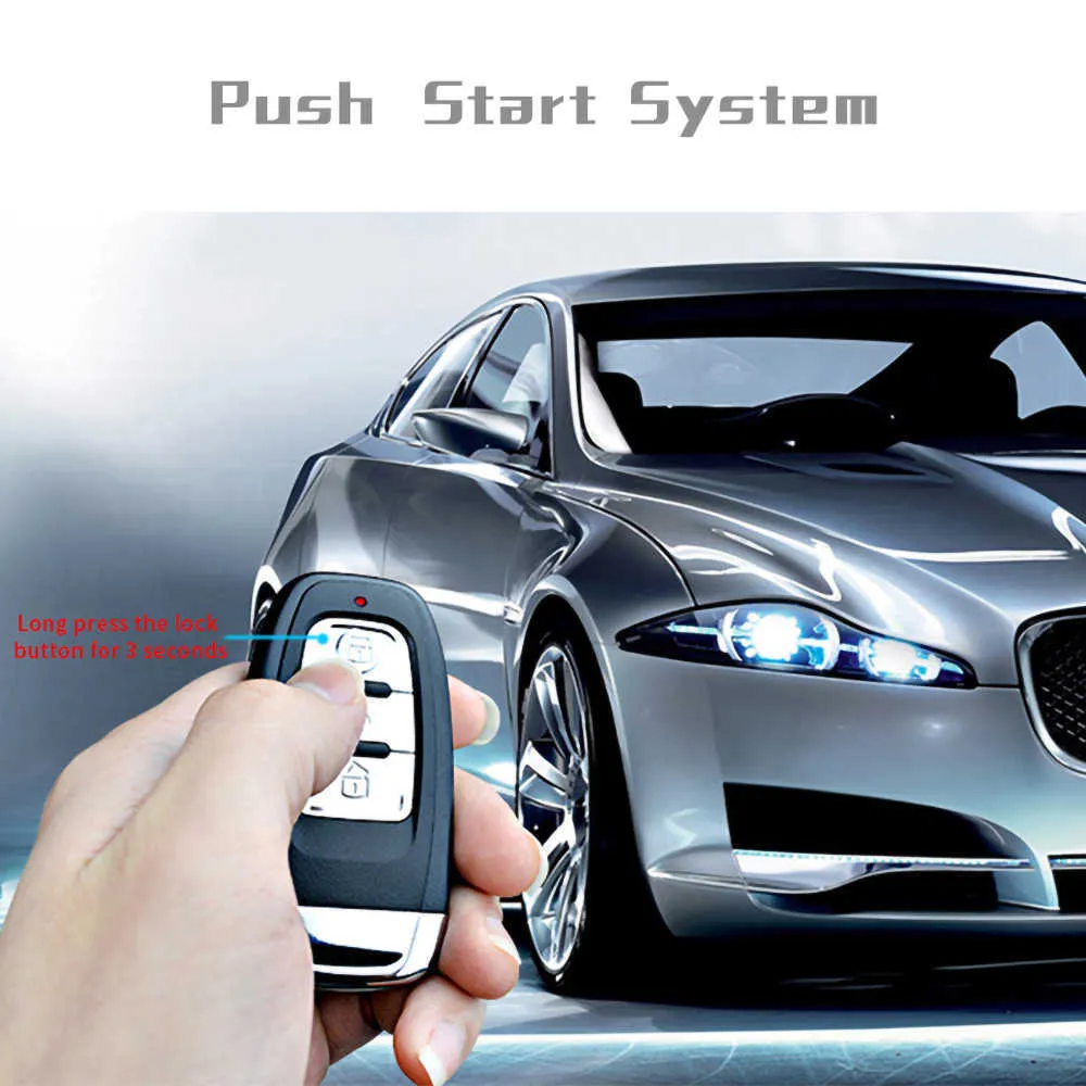 12V Auto Universal Multifunktions Alarm Fernbedienung Auto Keyless Entry Motor Start Alarm System Auto Push Button Starter Stop8346964