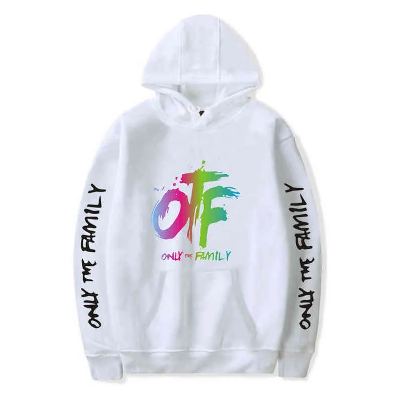 Only The Family OTF Hoodies Lil Durk Print Streetwear Men Women Oversized Sweatshirts Hoodie Hip Hop Tracksuits Pullover Clothes G1229