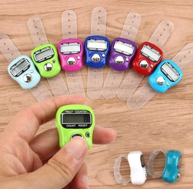 Electronic Finger Ring Hand Counter Digital LCD Tasbee Tasbih Row Counter Wholesale