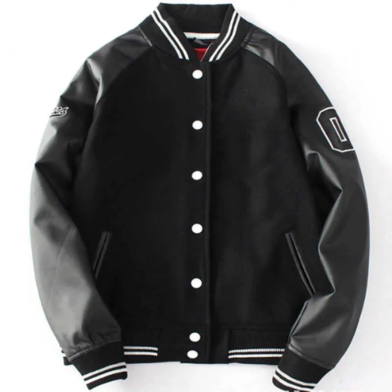 Hip Hop Kurtka Baseball Mężczyźni Kobiety List Haft Kurtka Streetwear 2021 Moda Oversize Windbreaker Pary Wiosna Jesień P0804