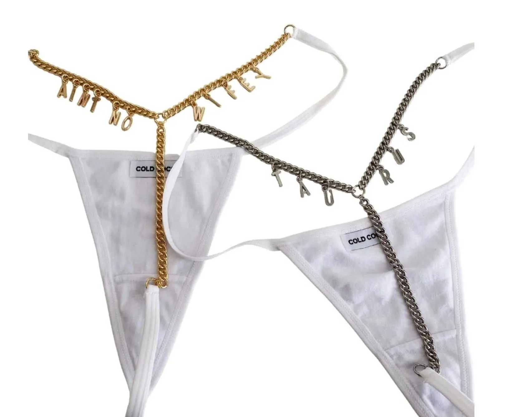 Catena di pancia personalizzata in acciaio inossidabile le donne Gioielli il corpo sexy Biancheria intima personalizzata San Valentino