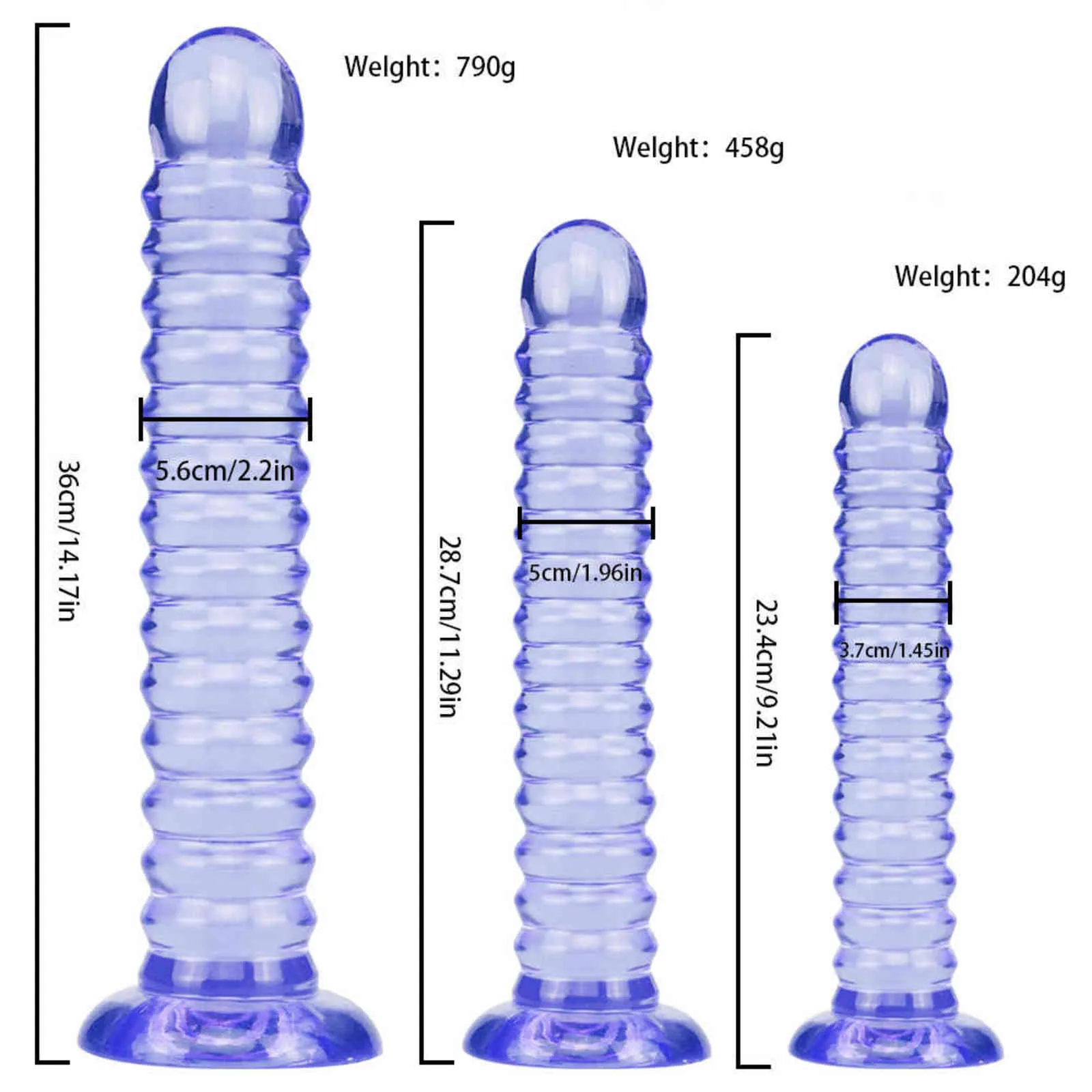 NXY Cockrings Anal sex toys 5 Style Jelly Dildo Avec Ventouse Énormes Godes pour Femme Hommes Fake Dick Butt Plug Erotic Shop 1123 1124
