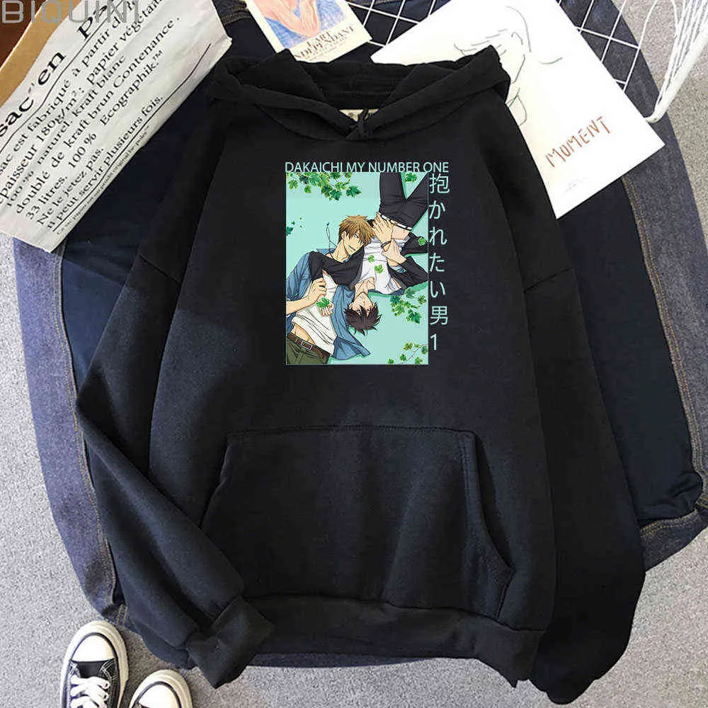 Dakaichi Mitt antal One Oversized Hoodies Kvinnor Saijyo och Azumaya Anime Kläder Koreanska Toppar Streetwears Spring Dropshipping Male Y0820