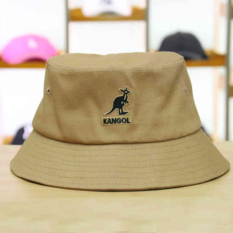 Digner Katoenen Emmer Hoed voor Mannen Vrouwen Kangol Outdoor Sport Vissen Cap Zomer Zon Strand Fisher Hoofddeksels Reizen Klim Merk Hoog Q3262520