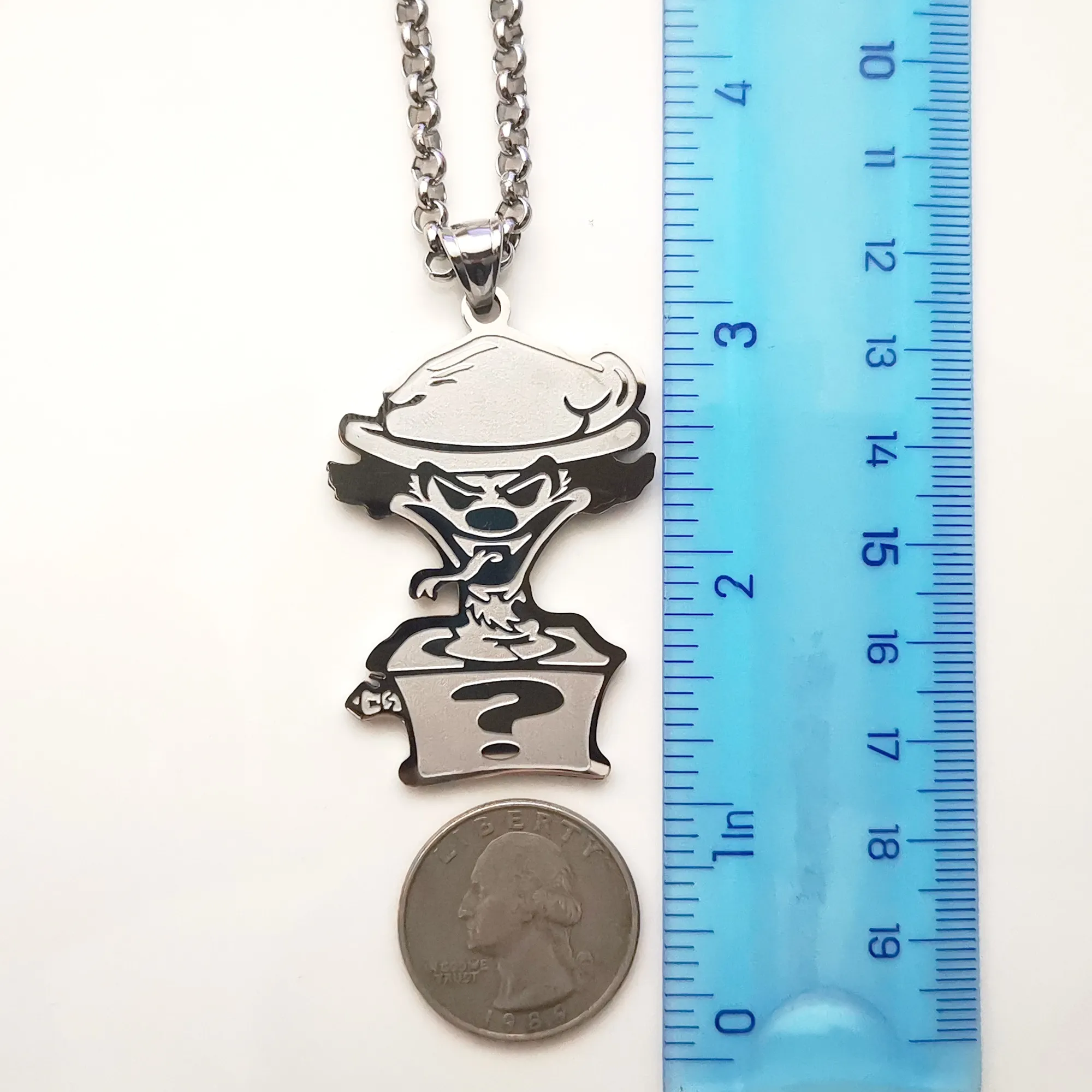 ICP INSANE CLOWN Posse Psychopathic Records Necklace s.steel pendant rolo  chain $9.99 - PicClick