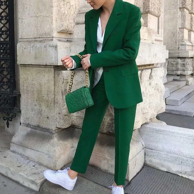 Emerald green women's clearance suit