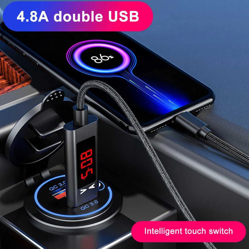 12V / 2A 30W QC 3.0 Ładowarka USB Ładowarka Dotyka Wodoodporna Uniwersalna ciężarówka samochodowa Ładowanie motocykla Auto Zasilacz zasilanie