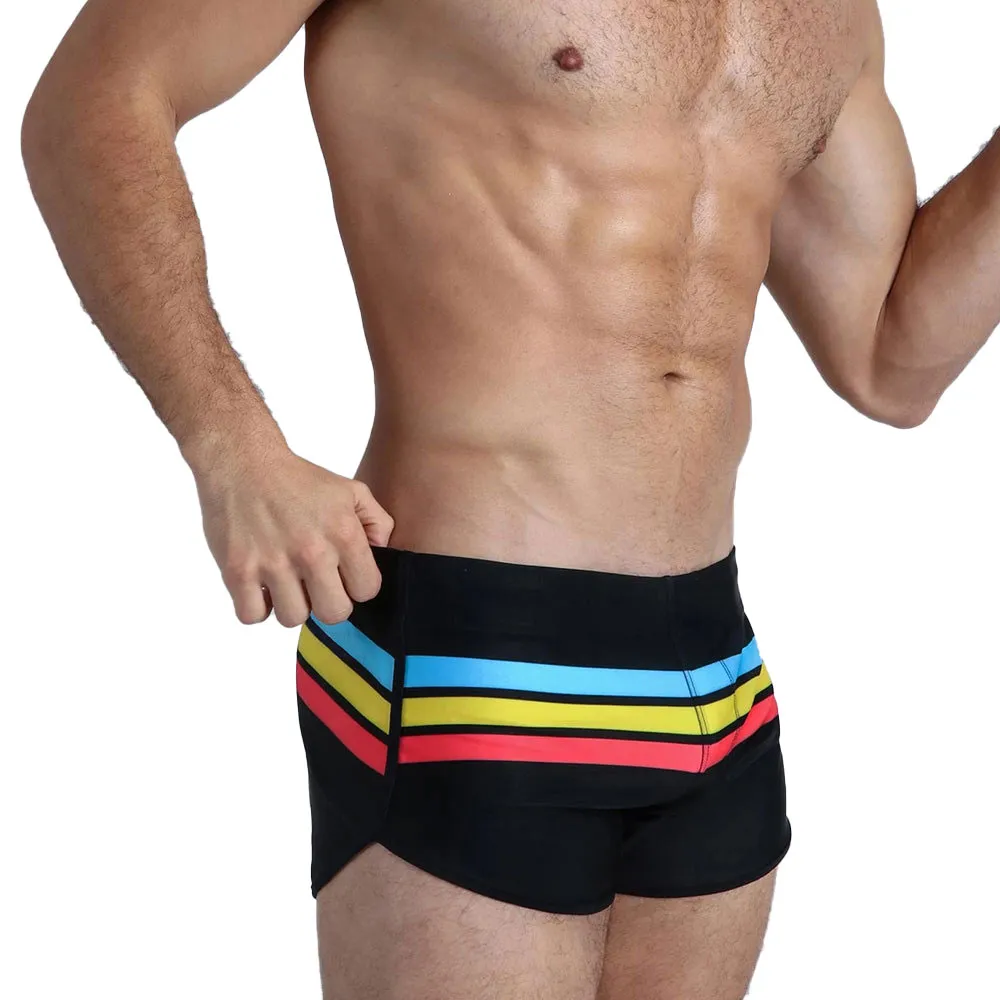 Hommes caleçons maillot de bain maillot de bain bande Shorts de plage maillots de bain Surf séchage rapide slip Boxer maillots de bain Boardshort sous-vêtements