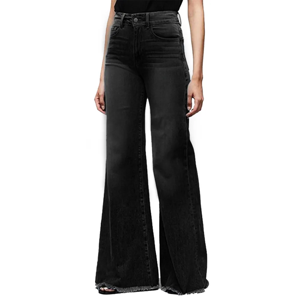 Moda marka elastyczne dżinsy damskie spryskanie dżinsowe spodnie femme kieszonkowa spodnia but krojona prosta linia dżins MUJE280F