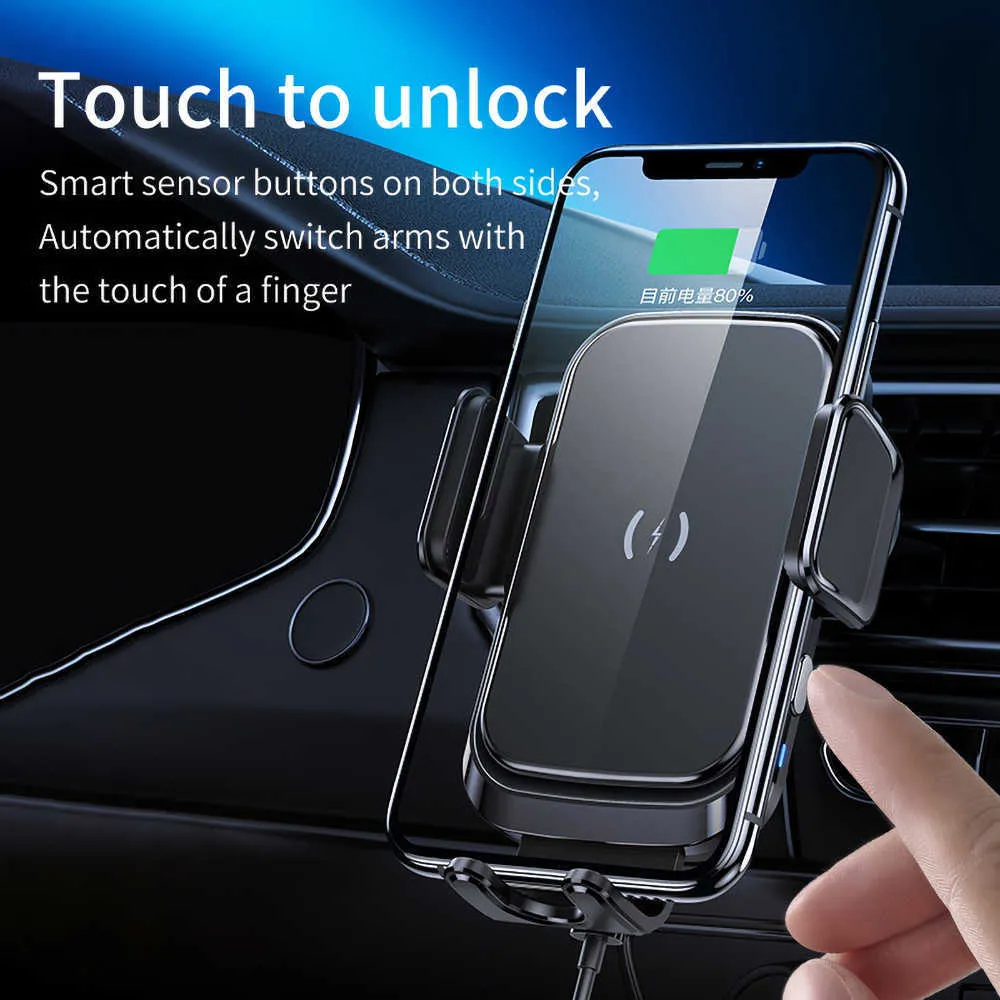 Новый присоски Автомобильный телефон Зарядка автомобиля Держатель заряда Стенд Автомобиль Touch Telecpic GPS Монтаж Поддержка для iPhone 12 11 Про Xiaomi Huawei