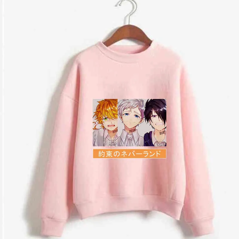 2021 Moda Emma Bluzy The Obiecised Neverland Pullover Bluza Jesień Zima Hip Hop Hoodie Pullover H1227