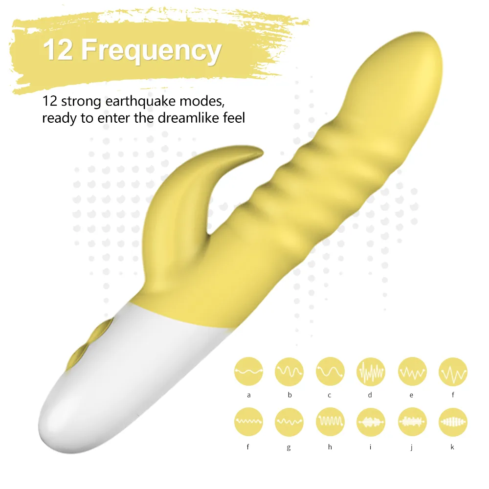 Seksi giocattolo adulti 10 Velocità G Spot Vibratore donne dildo sicuro Vibratore in silicone Bacchetta femminile coppia sexy in officina