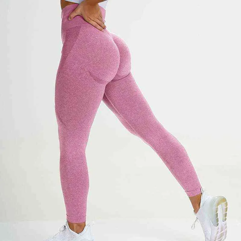 Workout Gym Legging Seamless Leggings Women Sport Pants Butt Booty Push Up Pant High Waist Fitness Pant Yoga Leggings 2021 Drop H1221