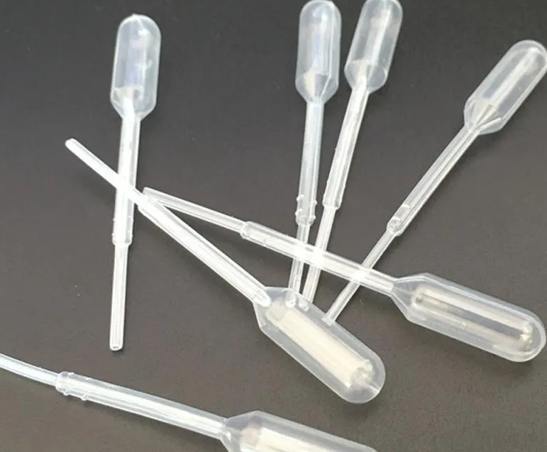 Depolama Şişeleri 1800 Parça 0 2ml Plastik Tek Kullanımlık Dereceli Transfer Pipetleri Göz Damlası Set Boru Pipet Okulu Deneysel 259c