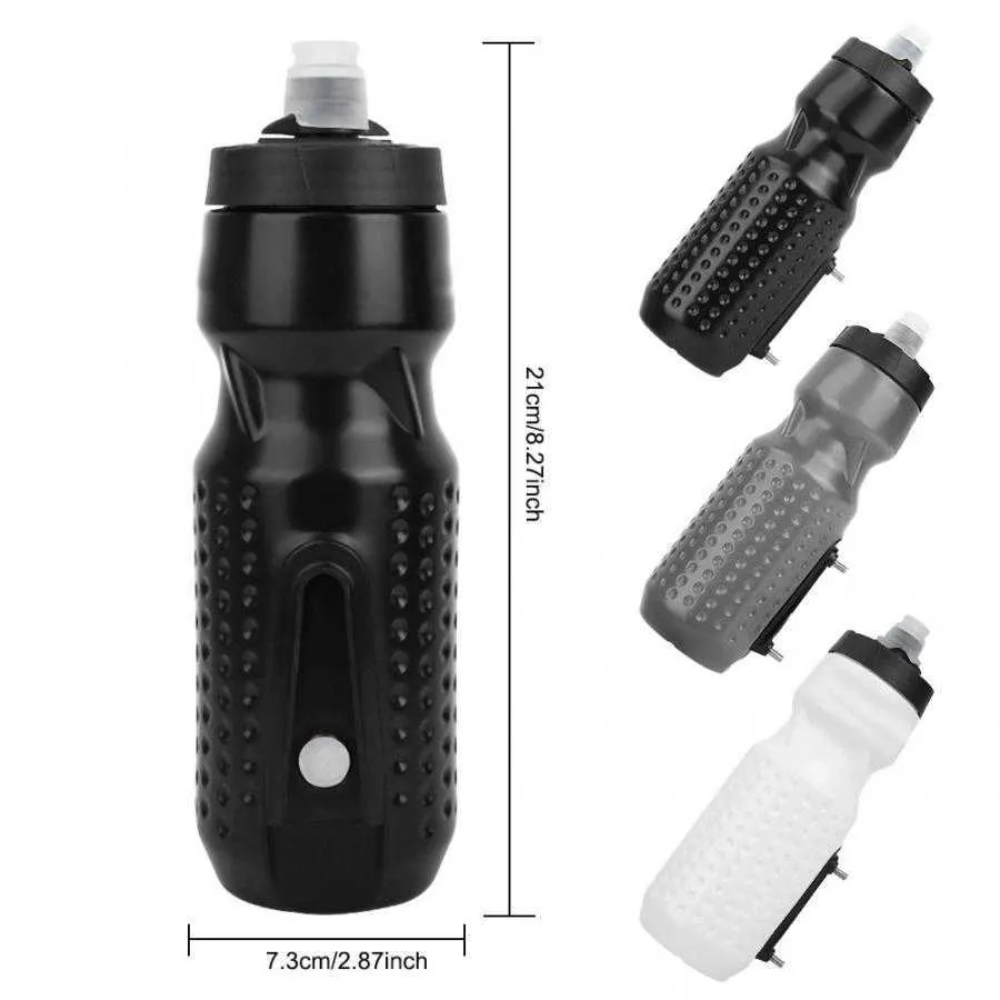 Vélo Bouteille VTT En Plastique Bouteille D'équitation En Plein Air Grand Volume Rapide Pull Up Bouteille Vélo Accessoire Y0915