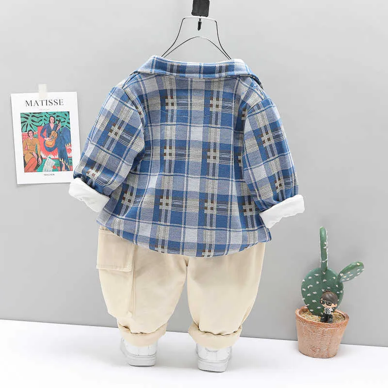 0-4 Jahre Frühling Junge Kleidung Set Casual Cartoon Aktive Mantel + T-shirt + Hose Kind Kinder Baby Kleinkind kleidung 210615