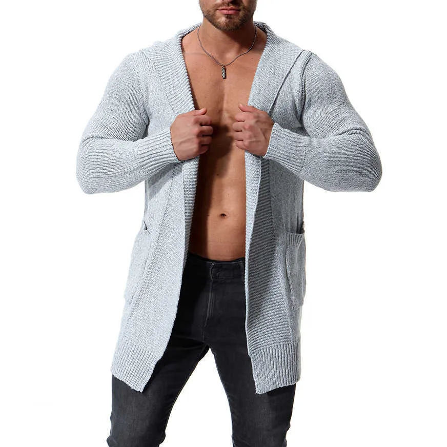 Ciepły sweter Smukły z długim rękawem Solid Color Regular Turtleneck dla mężczyzn 210812