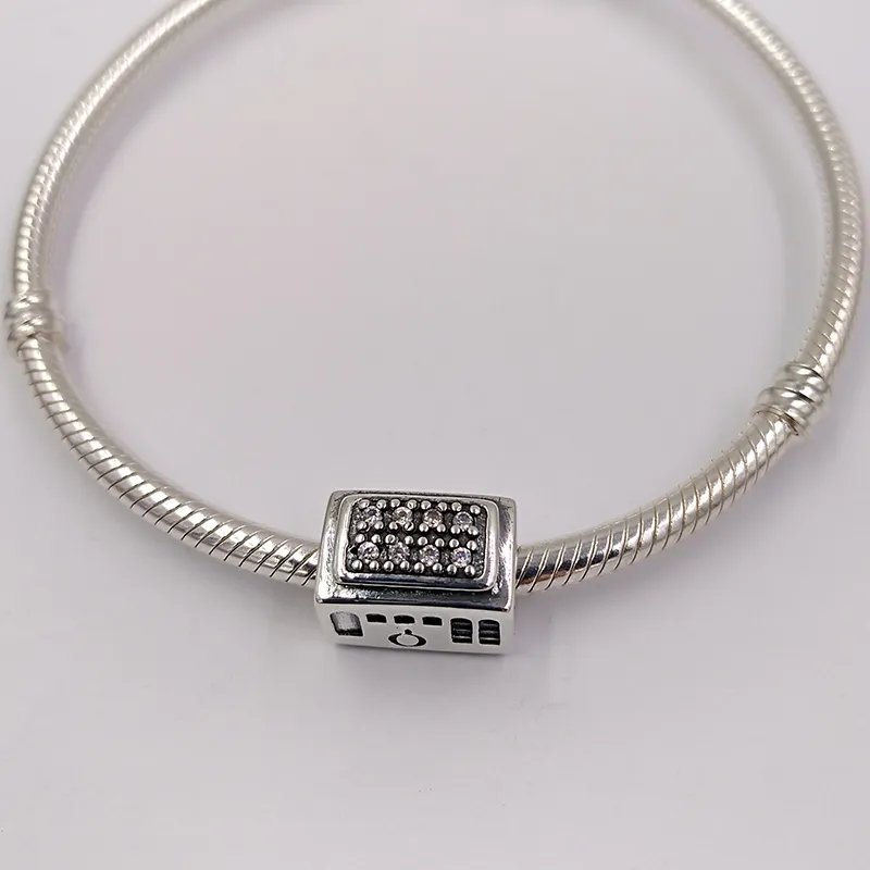 DIY charms punk pärlor för smycken gör kabelbil pandora 925 sterling silver anklet armband kvinnor män kedja pärla tonårsflicka halsband hänge födelsedag gåvor uppsättningar