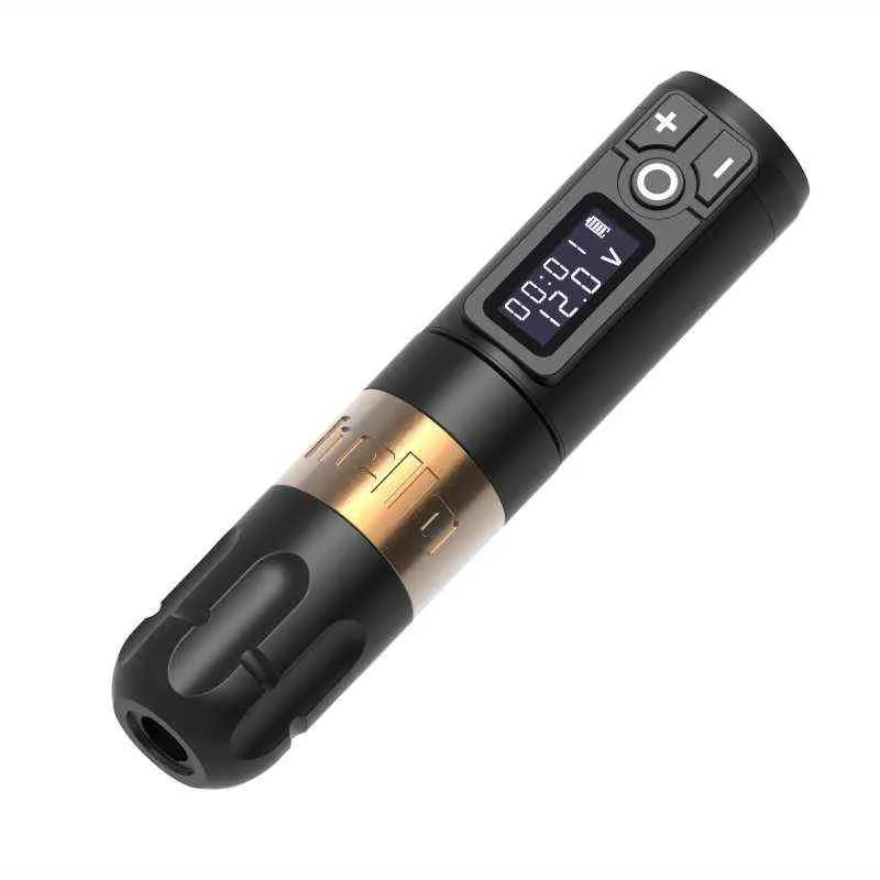 Machine à tatouage rotatif sans fil de haute qualité Pen Strong Strong Ciefy with Remplacer Battery 1800 MAH RCA Adaptateur 2201108589723