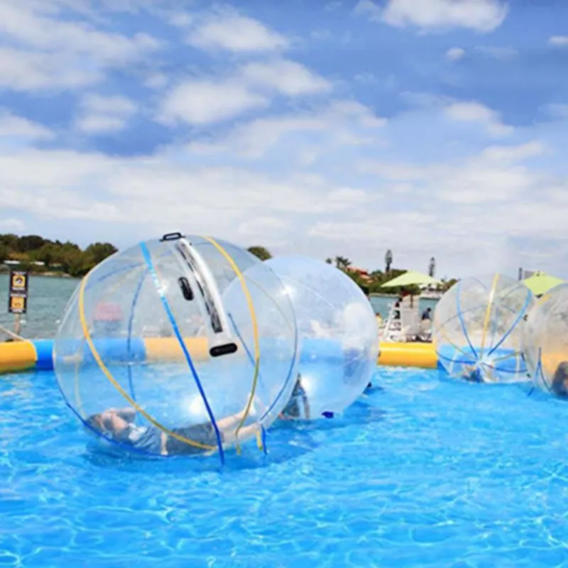 Outtoortoy 1 5m Water Walking Ball PVC nadmuchiwany taniec z importem normalny zamek błyskawiczny do basenu Float Toys Balls237x