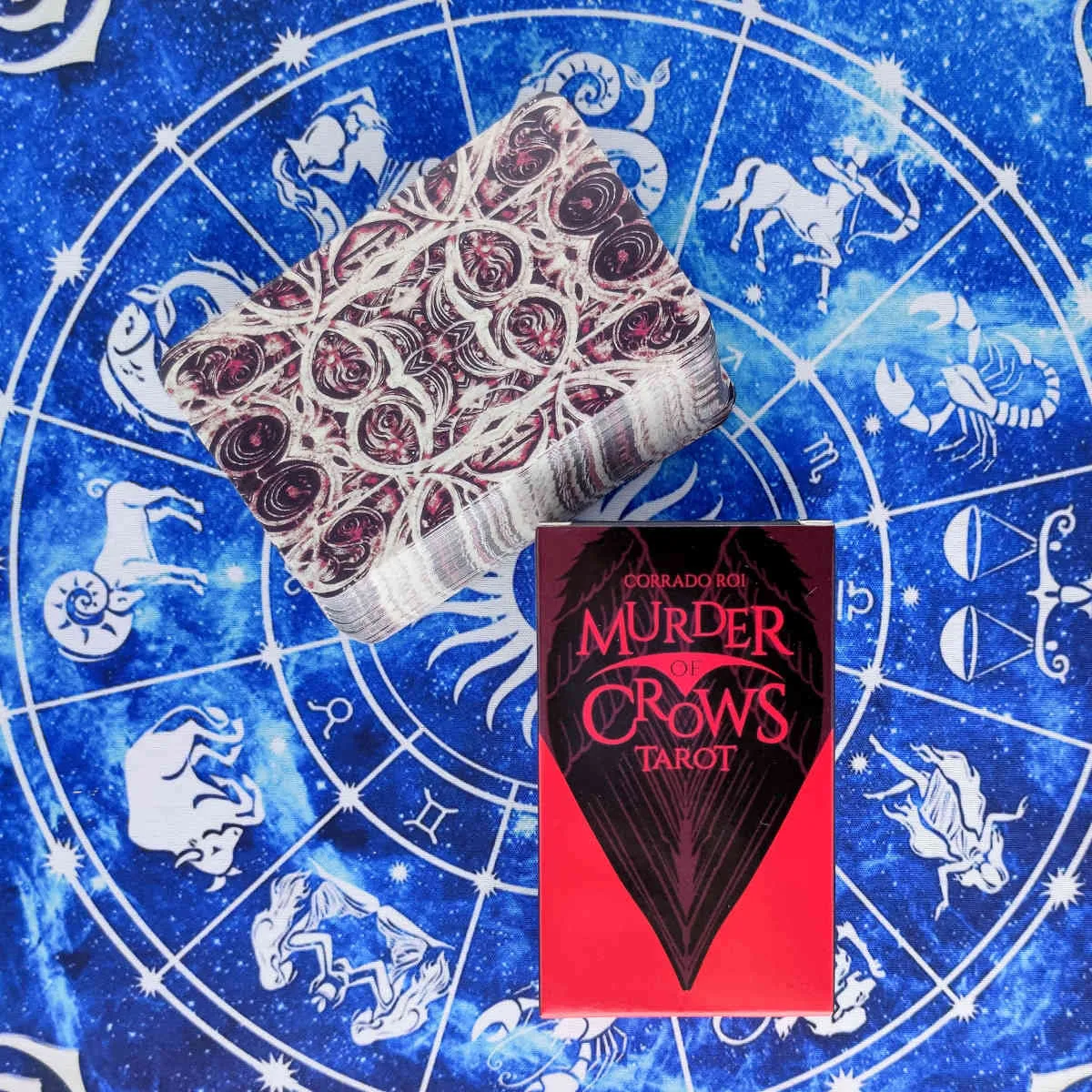 Nouveau Tarot Murder of Crows Cards Guidance Divination Deck Entertainment Parties Jeu de société / Box