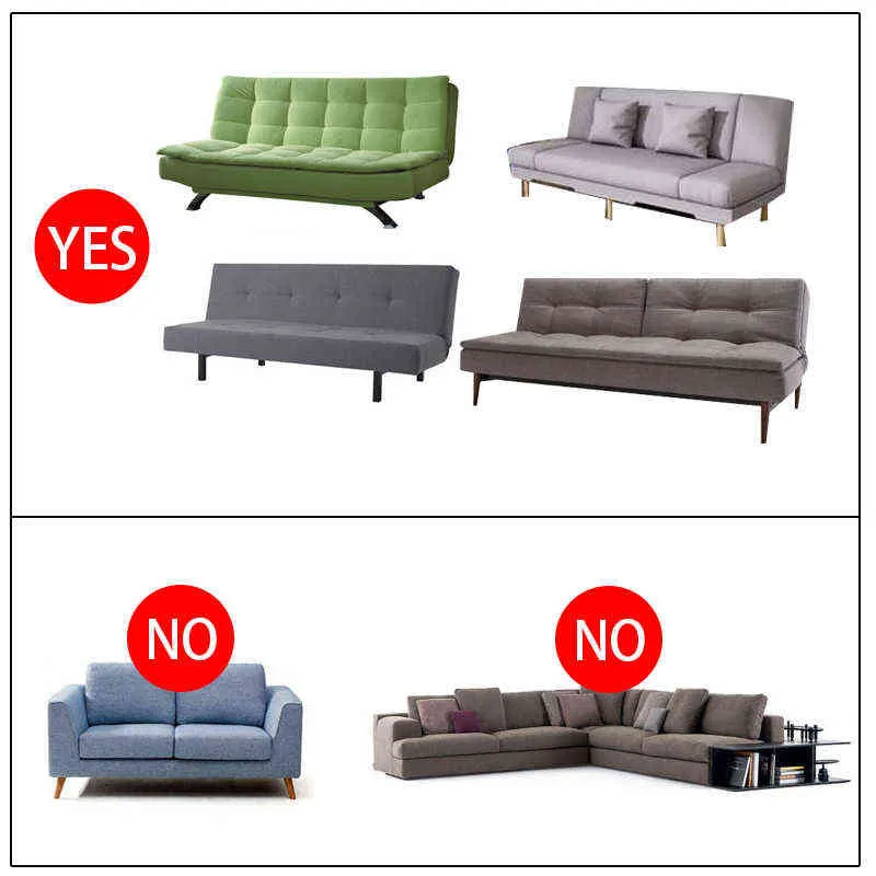 Housse de canapé-lit imperméable Jacquard couleur unie spandex salon coussin tout compris extensible sans accoudoirs 211116