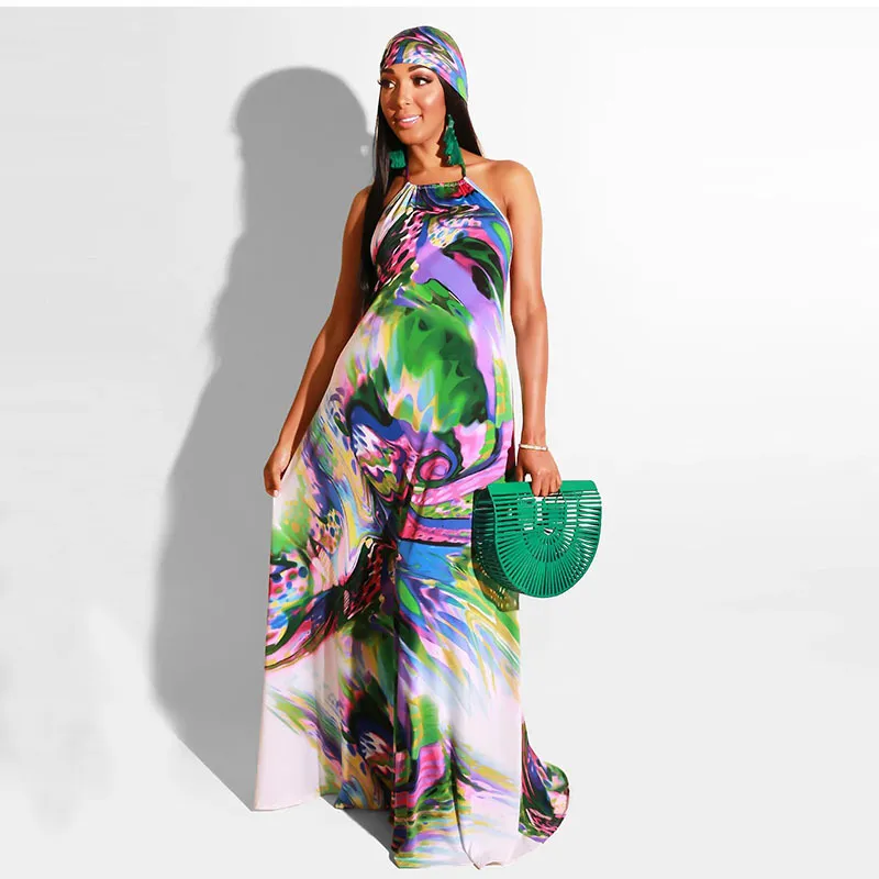 Женское платье Летний продукт Модный Chic Teas Train A-Line Boho Элегантный MIDI Spaghetti Brap Sundress бесплатно 210525