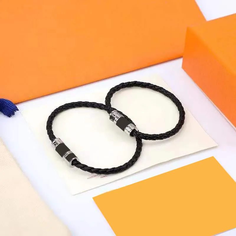 designers bracelet fashion charm bangle jewelry high quality mens classic hand rope fashion trend couple bracelets versatile chain288g