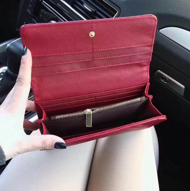 New style Women Wallet Marmont Famous Designer Pu Leather Fashion Single Zipper Ladies Long Purse234r