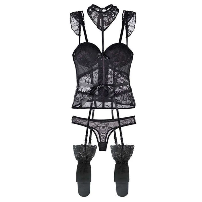 Varsbaby sexy push up sous-vêtements forme corps gilet 1 ensemble de soutien-gorge + 1 bas pour dame 210715