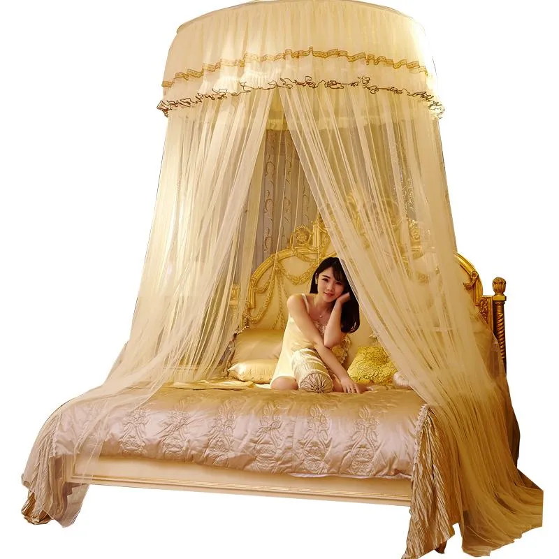Sivrisinek Net 5 Boyutlar Yuvarlak Yatak Yatak Odası Böcek Uyku Perdesi Kubbesi En İyi Prenses Yatak Kanopisi Çift189y için