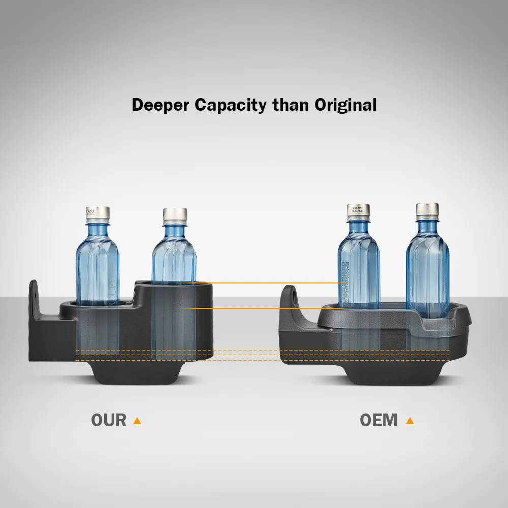 Portabicchiere Per Smart Fortwo W451 - Ricambio Originale, Nero, Facile Installazione - Foto 2
