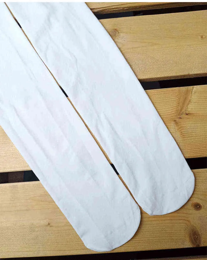Nuovo Plus Size Collant traspiranti sexy Collant donna bianco trasparente Primavera Autunno Collant in nylon Calze elastiche Donna Y1130