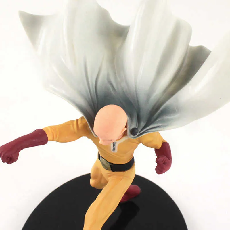 21 cm Anime DXF Figure One Punch Man Saitama Sensei PVC figurine à collectionner modèle jouet enfants cadeau Q07222923520