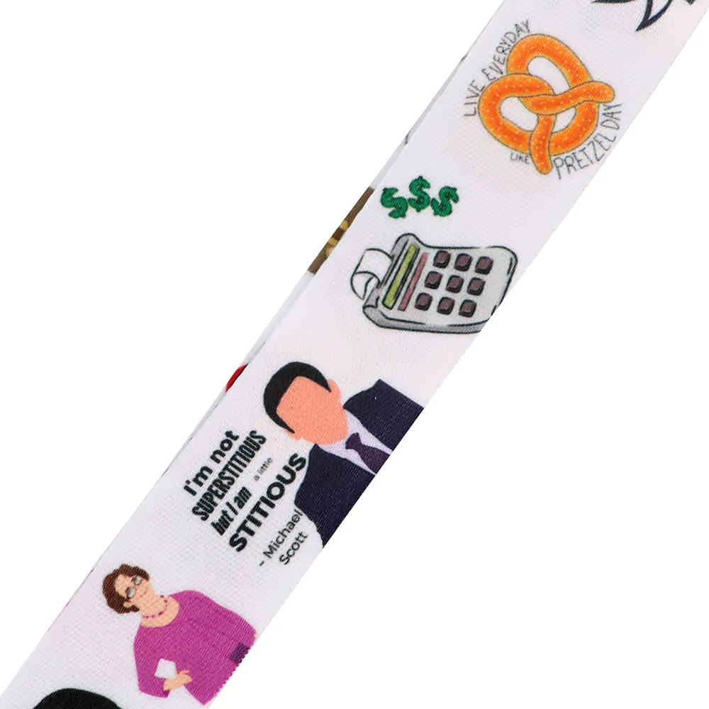 20 pz/lotto J2651 Moda Ufficio Cartoon Neckband Cordino Chiave Carta D'IDENTITÀ Palestra Cinghia Multifunzione Decorazione Del Telefono Mobile