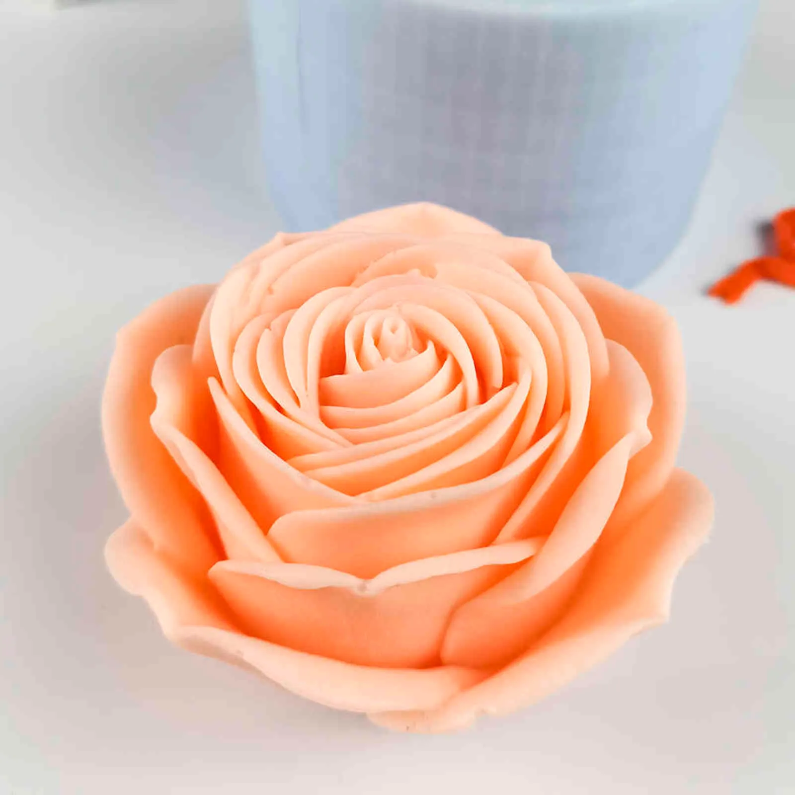 HC0300 PRZY Rose Bouquet Multicouche Rose Savon Fleur Moule Silicone Moule Décoration Plante Moules Fleurs Bougie Moules Bouquet 211110