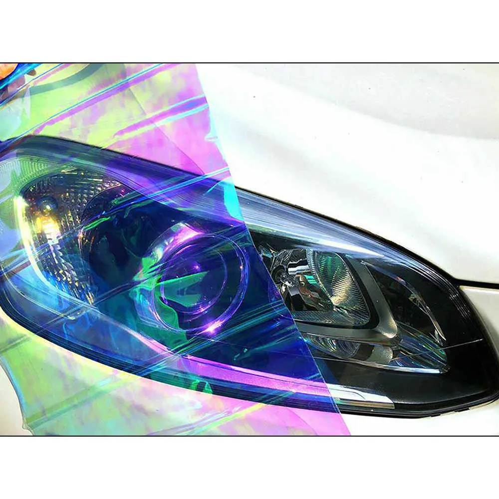 30x120cm voiture phare feu arrière teinte vinyle Film autocollant voiture antibrouillard arrière lampe vinyle autocollants couleur phare protecteur Film