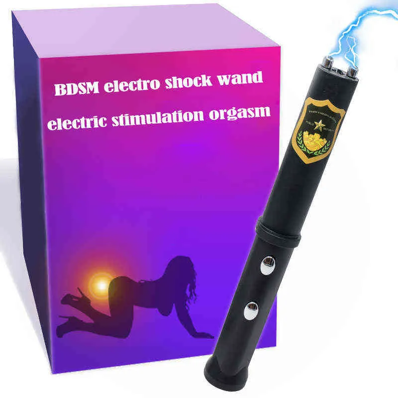 NXY Juguetes para adultos Hombres y mujeres BDSM Electro Shock Masturbador Varita Pulso Estimulación eléctrica Pezón Tortura Estimulador de clítoris Juguetes sexuales para adultos1201
