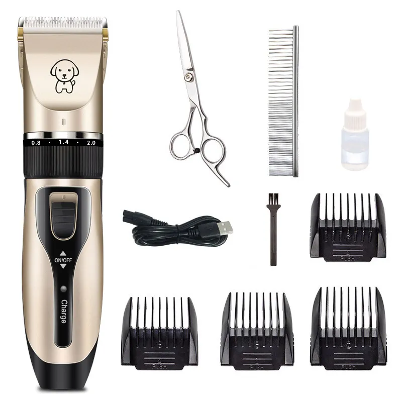 Cão Grooming Shavingr Pet Clipper Elétrico Corte Cat Shaved Hair Fader Hairdresser profissional