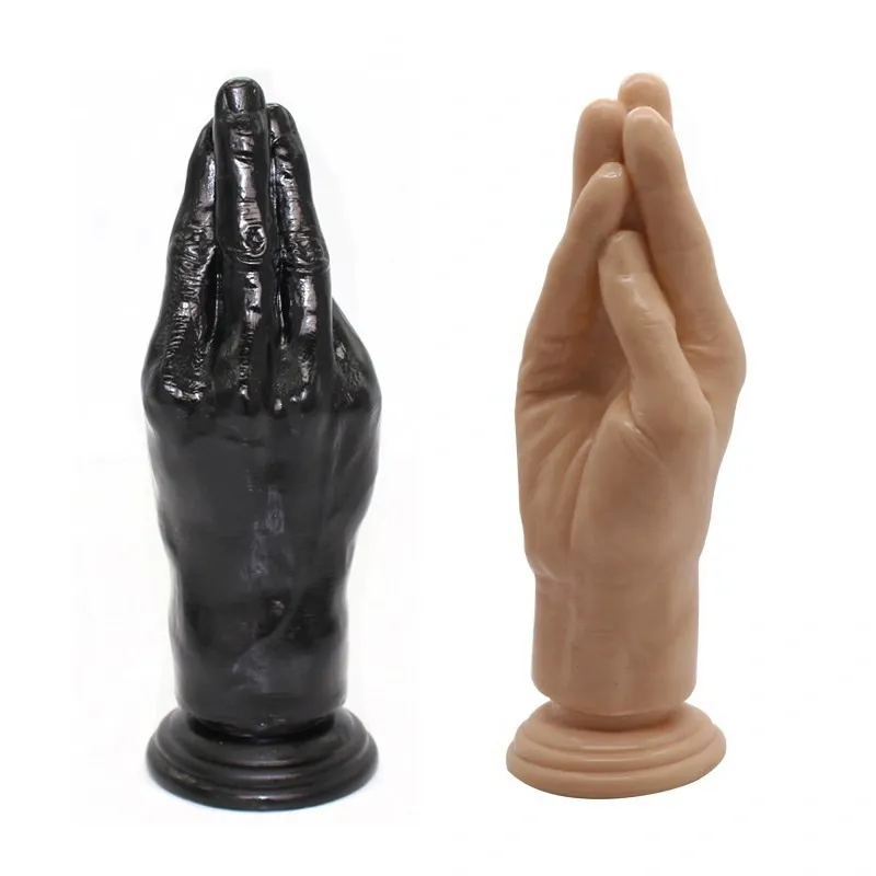 Enorme consolador realista HandFist juguetes sexuales para adultos Anal relleno Butt Plug sin vibrador ventosa para mujeres hombres lesbianas gay Big Dick X06260880