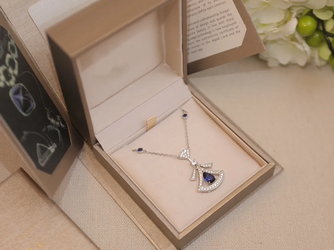 Gemstone Nacklace Designer DIVAS DREAM Necklaces Women Jewelry with Gift Box