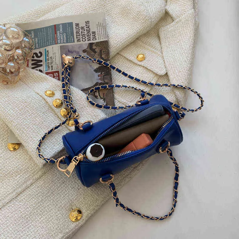 Торговые сумки Кошельки и сумочки Роскошные дизайнерская сумка Летняя женская мода для ручной темно-синей стороны 220303