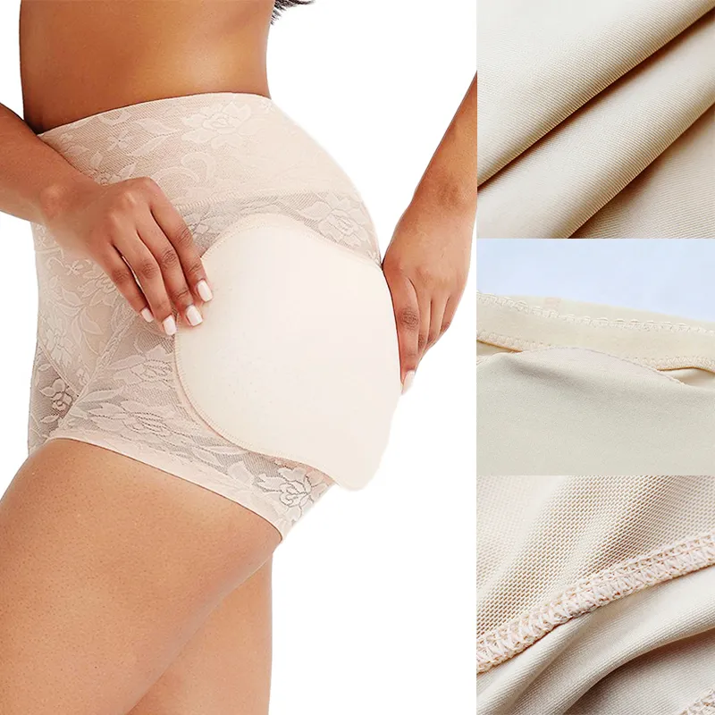 Panty Big Ass Hip Enchancer taille haute formateur corps Shapers femmes Sexy sous-vêtements de mariage bout à bout contrôle culotte Shapewear3029