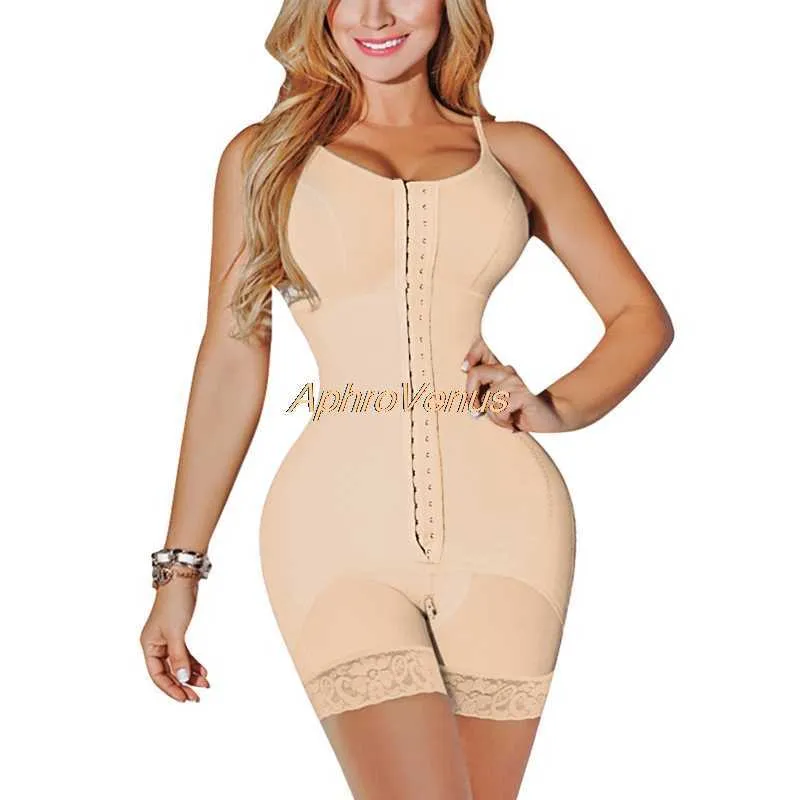 Body Shaper Kobiety Odchudzanie Shapewear Płaszcz Open Crotch Overbus Corset Waist Trainer Gainte Full Ciewshaper z podnośnikiem tyłek