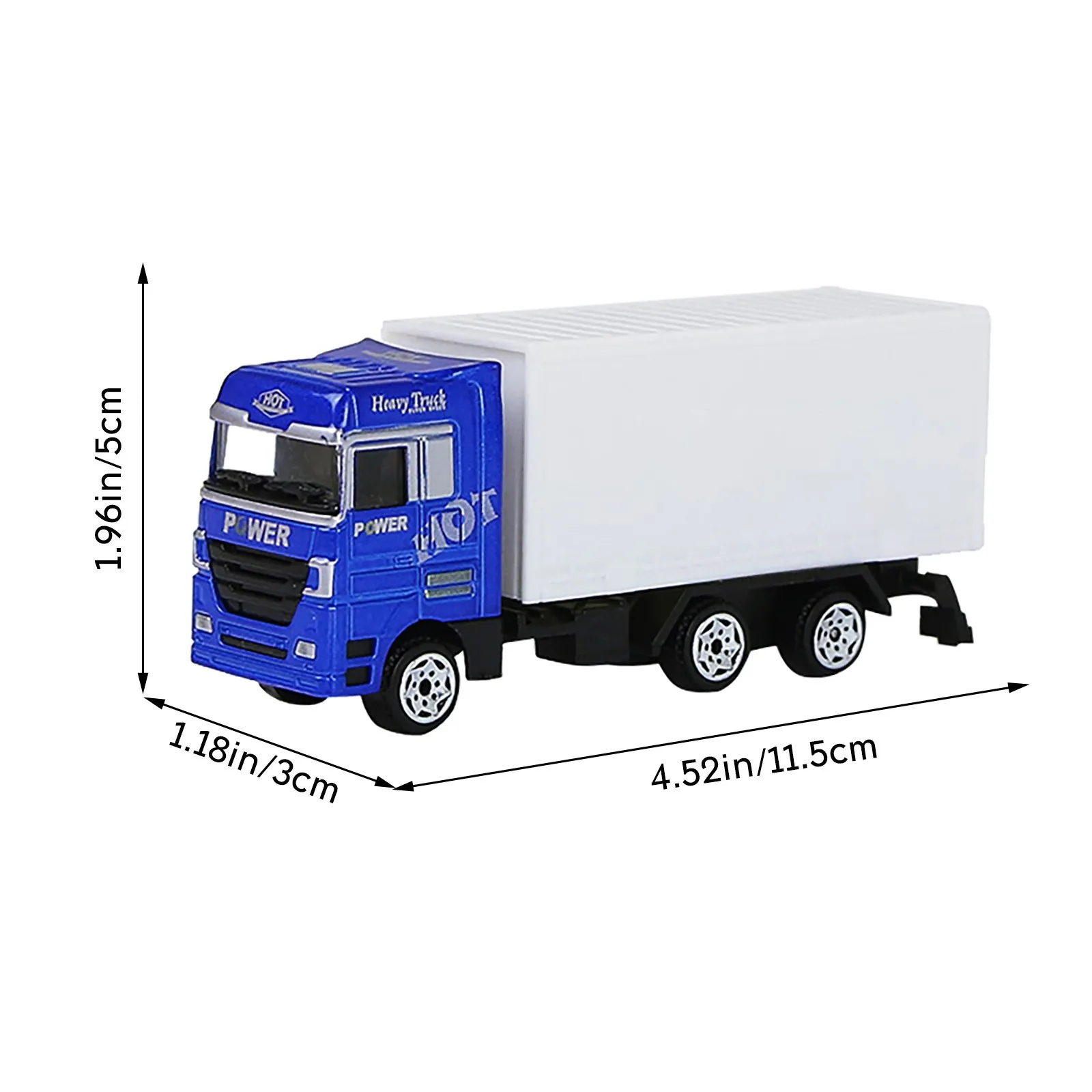 Simulering Engineering Truck Lifter Transport Truck Model Diecasting Car Childrens Toy Gift Mini Pull Back Alloy Car Vehicle286K5923460