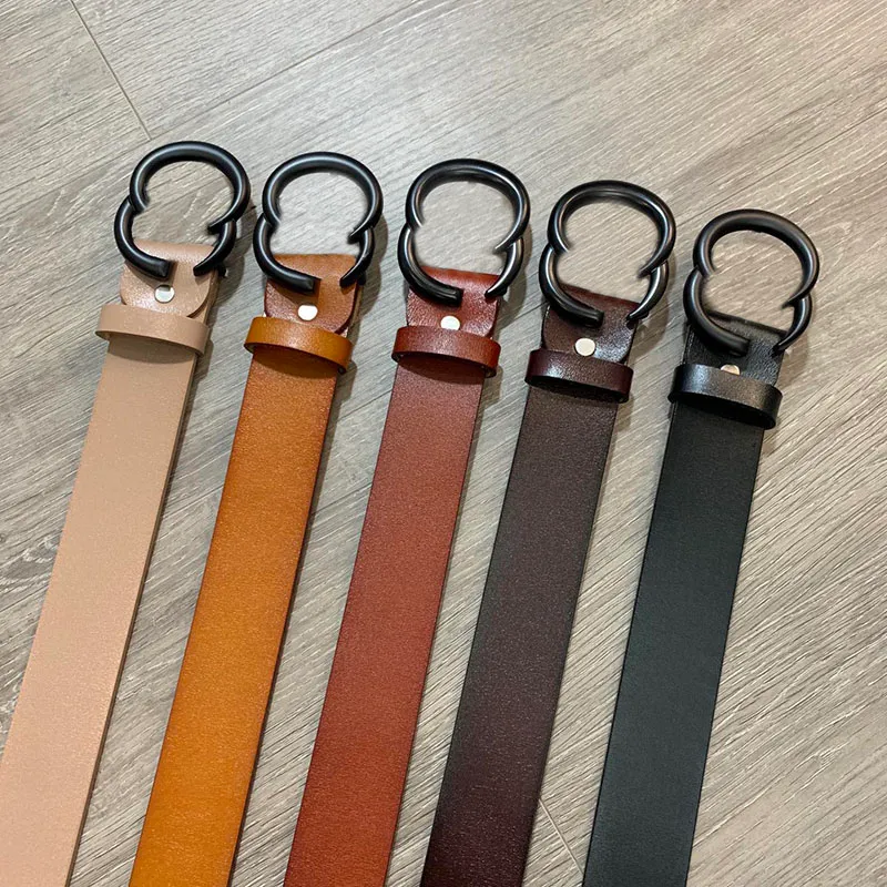 Designer Genuine Leather Belts Mens Plastic Buckle Belt Unisex Womens Luxury Cowhide Belts Waistband Cintura Ceinture D2111045HL