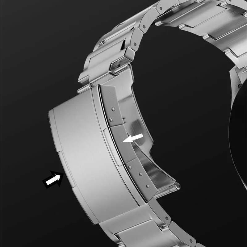Cinturino orologio in titanio orologio Huawei originale 3 Pro 22 mm Banda di orologio in metallo titanio Huawei GT 2 Magic 2 GT 2e Band da polso H0915