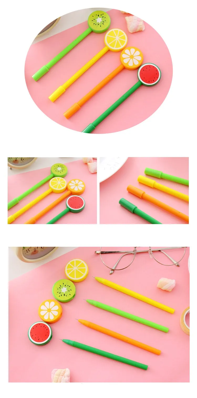 Penne a sfera frutta Gel creativo Penna a sfera cartoni animati Forma di frutta e verdura i T2I53361